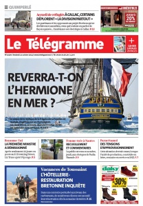 exemple de couverture d'un exemplaire du journal
